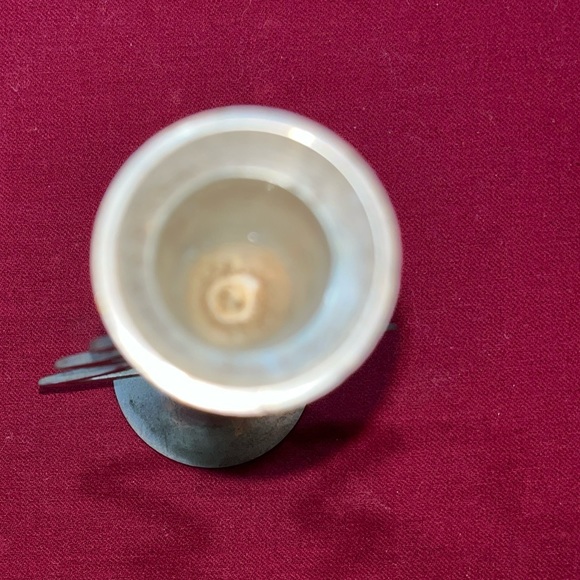 Christmas Tree SILVER Plated Tree Candlestick Holder Vtg International Silver Co - Picture 4 of 11